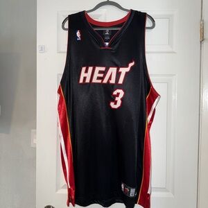 Adidas Black and Red Heat Jersey